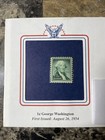 Uncirculated Rare  1954 George Washinton 1st Issue Rich Green 1c Stamp