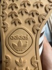 Adidas Samoa Leather Sneakers Brown White Size 8 New