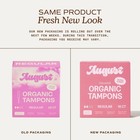 August Organic Tampons 96-pack  Regular  Non-toxic  Fragrance-free
