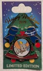 Disney Pin Set Of 2 Happy Holidays 2019 Paradise Pier Goofy Disneyland Dumbo Le