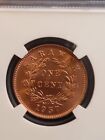 1937h Sarawak 1 Cent     Ngc Ms65 Rd