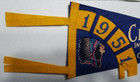 Vtg Felt Pennant 1951 Cherokee Indian Reservation Cherokee N c Travel Souvenir