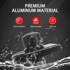 1 4  black Rear Seat Bolt Screw Mount Tab Knob Cover Nut Fit For Harley Davidson