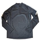 Nike Dri-fit Youth Medium Black Quarter Zip     Embroidered Logo  Long Sleeve