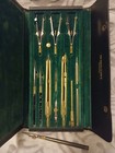 Vintage Drafting Kit Frederick Post Germany Architect Set  728a  Rare