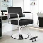 Artist Hand Black Hydraulic Barber Chair Salon Beauty Spa 360   Styling Equipment