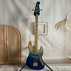 4 String Jazz Bass Electric Guitar Solid Body Maple Freboarad Active Pickup