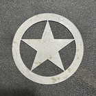 Custom Metal Unfinished 6  Inch Texas Star Cut Decoration Crafts Rustic Cowboy