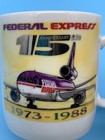 Federal Express 15th Anniversary 1973-1988 Coffee Mug Cup   Rare