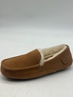 Fireside By Dearfoams Brown Suede Moccasin Slippers Men s Size 8   41 Eu Lined