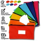Money Bank Deposit Bag 7 Days 7 Pieces 7 Leatherette Money Cash Coin Check