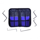 17pcs Beginner And Locksmith Practice Picktools Padlock Professional Tools