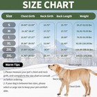 Waterproof Fleece-lined Dog Snow Jacket  S   3xl
