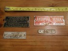 The National Computing And Weighing Machine Scale Badges  1917