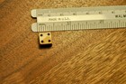 Antique Colonial Era King George Rex Bone Dice 5 16 