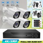 5mp Lite 8ch Dvr 1080p Security Camera System Outdoor H 265  Home Cctv Kit Ip66