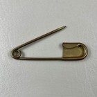 Vintage Large 4 5    Safety Pin Brass Rustic 155 Laundry Military Horse Blanket