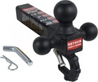 Patented Forged Trailer Hitch Tri-ball Hitch With Hook  3 Sizes In 1 Tow Ball   