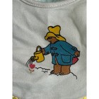 Vintage White With Yellow Edge - Paddington Bear Smock Bib - Mint Condition