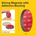 Adhesive Magnets - Ferrite Magnetic - Round Disc - Strong Sticky Adhesive Bac   