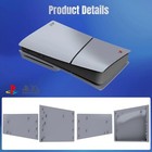 Gray Ps5 Slim Faceplate Cover Plate Shell - Playstation 5 Disc Version