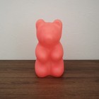 Retro Heico Egmont Pink Plastic Jelly Bear Gummy Bear Night Light lamp