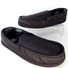 Moccasin Indoor outdoor Men Slipper Size 9-10 Large Black Ch195