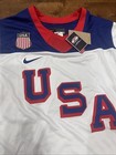 Nwt Nike Usa United States 2026 Olympic Hockey Jersey White Xl Gold Men   s Womens