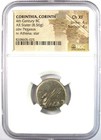 Corinthia Corinth Ar Stater Pegasus Athena Silver Coin 300 Bc Ngc Choice Xf  ef 