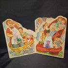 Vtg Hanky Friends Of Mother Goose Book W 6 Hankies - Rare Htf - Excellent 