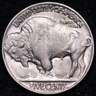 Indian Head   Buffalo Nickel Coin - Clear Date - Vintage Authentic - Free Ship