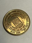Narcotics Anonymous Na Medallion Coin 30 Years Clean Sober Rare Naws Vtg Golden