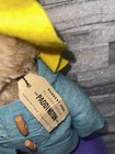 Rare Paddington Bear 14    Plush Vintage 1975  Eden Toys  W  Hardcover Book 