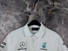 Men   s Amg Petronas Formula 1 Team Polo Shirt Racing Size Large
