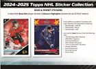 2024-25 Topps Nhl Hockey Sticker Collection  album  New  Free Ship 