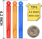 32 Piece 8 Colors Mini Bubble Wands Assortment Party Favors Toys For Kids New