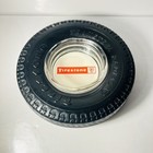 Rare Vintage  firestone  Tyres Advertising Ashtray 1970 s Never Used Excellent  