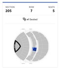 1x Ticket Metallica Life Burns Faster At Sphere Las Vegas Nv Feb 6 2027 Sec 205