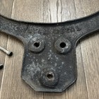 Vintage Crystal Metal Cast Iron Bell Yoke School Farm Dinner Church Antique
