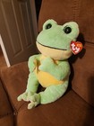Ty Beanie Buddy  beanie Bellies  - Snapper The Frog  medium - 9 Inch 
