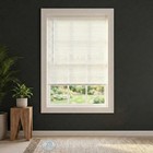 Light Filtering Cordless Window Blinds Vinyl Mini Blinds 1  White 23-70 In Wide