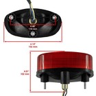 Rear Brake Taillight W  Bracket Assembly For Yamaha Raptor 660r Yfm660r 2002-05