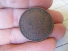 Vtg 1837 Hard Times  Not One Cent For Tribute  Xyz Affair Token  Coin