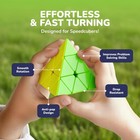 Speed Cube Bundle Of 2x2x2   3x3x3 Lot Set Magic Smoothly Twist Puzzle Abs Safe