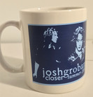Josh Groban Closer Tour Summer 2004 Concert Collectible Blue   White Coffee Mug