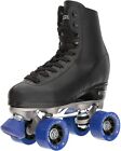 Roller Skates Men s Lace-up Blade Quad Rink Wheels Indoor Outdoor Black Size 9