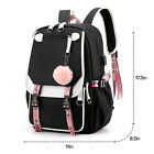 18 5  Large Girl School Backpack Bookbag Waterproof Laptop Travel Bag Rucksack