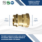 10 Pack Xfitting 1  Press Female Adapter  Lead Free Brass  1  Propress