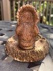 Vintage Indian Chief Wood resin Ashtray Tobacciana travel Souvenir 1950s