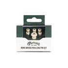 Martin App0026 Genuine Bone Bridge Pin Set W  Abalone Inlay